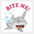 Search for bite me stickers Shark
