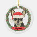 Search for chihuahua ornaments Red