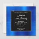 Search for silver black royal blue invitations For her