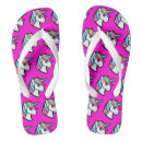 Recherche de licorne tongs Rose