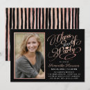 Recherche de black gold graduation invitations Parti
