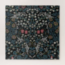 Recherche de papier peint vintage puzzles William morris