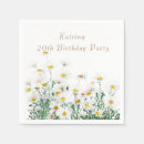 Search for white daisy napkins Girl