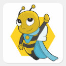 Search for bee cartoon stickers Insect