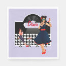Search for 1950s diner napkins Vintage