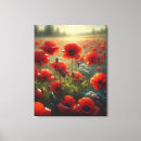 Search for poppy field canvas prints Meadow