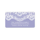 Search for lace return address labels Bridal shower