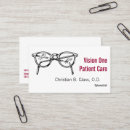 Search for sight business cards Optometrist
