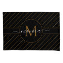 Search for classy pillowcases Black and white