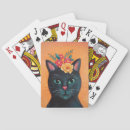 Search for cat playing cards Flowers
