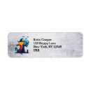 Search for cemetery return address labels Scary