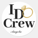 Search for crew wedding stickers Gold