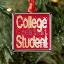 Search for college student ornaments Students