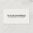 Recherche de pro business cards Moderne