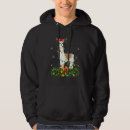 Search for llama christmas hoodies Xmas