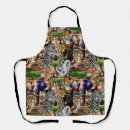 Search for wild animal aprons Giraffe