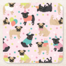 Search for pug coasters Birthday