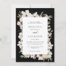 Search for black and blush wedding invitations Floral