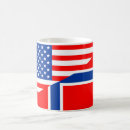 Recherche de drapeau de la norvège tasses Symbole