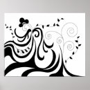 Recherche de cru floral posters Motif