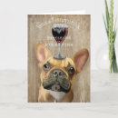 Recherche de wine lover vœux cartes Dogs and wine