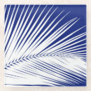 Search for palm leaf coasters Blue