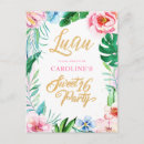 Recherche de hawaiian luau sweet 16 invitations Tropical
