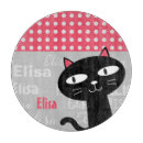 Recherche de chat noir planches à découper Drôle