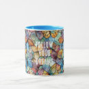 Search for orange butterfly mugs Turquoise
