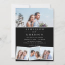 Search for photo collage wedding invitations Typography