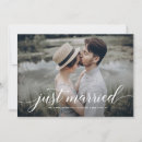 Recherche de just married invitations Elopement