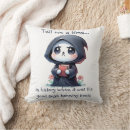 Recherche de la faucheuse coussins Gothique