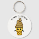 Search for cute ice cream keychains Chocolate