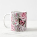 Search for floral butterfly mugs Pastel