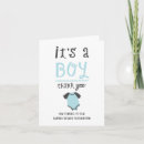 Search for gender reveal thank you cards Blue