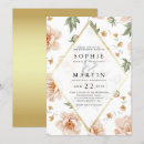 Search for garden engagement party invitations Gold