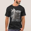 Search for wolves tshirts Wolf