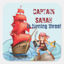 Search for pirate treasure stickers Party