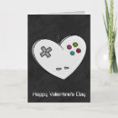 Search for gamer valentines day cards Heart