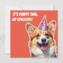 Search for dog square invitations Corgi