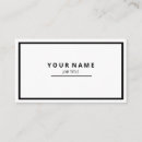 Search for front and back business cards Black and white