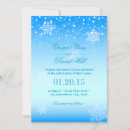 Search for frozen snowflake invitations Blue