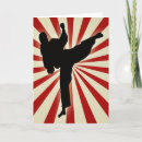 Recherche de karate vœux cartes Coup de pied