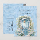 Recherche de porte bleue cartes postales Vintage