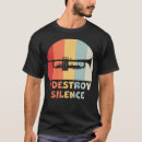 Search for i destroy silence tshirts Trumpet player