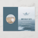 Search for boat birthday invitations Watercolor