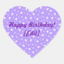 Search for happy birthday pattern stickers Purple