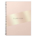 Search for rose gold stripes notebooks Feminine
