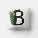 Search for letter b pillows Watercolor