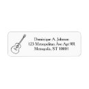 Search for instrument return address labels Black and white